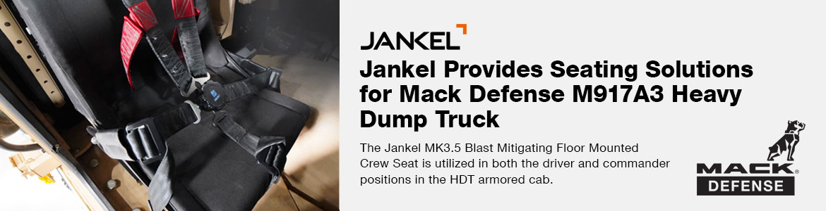 Jankel-Provides-Seating-Solutions-For-Mack-Defense-Commercial-Heavy-Dump-Truck